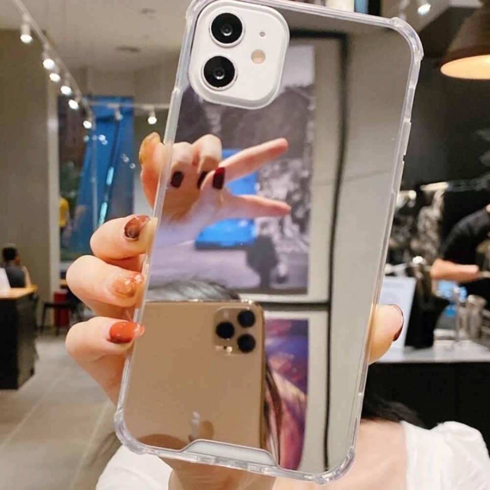 Silver Reflective Mirror iPhone Case